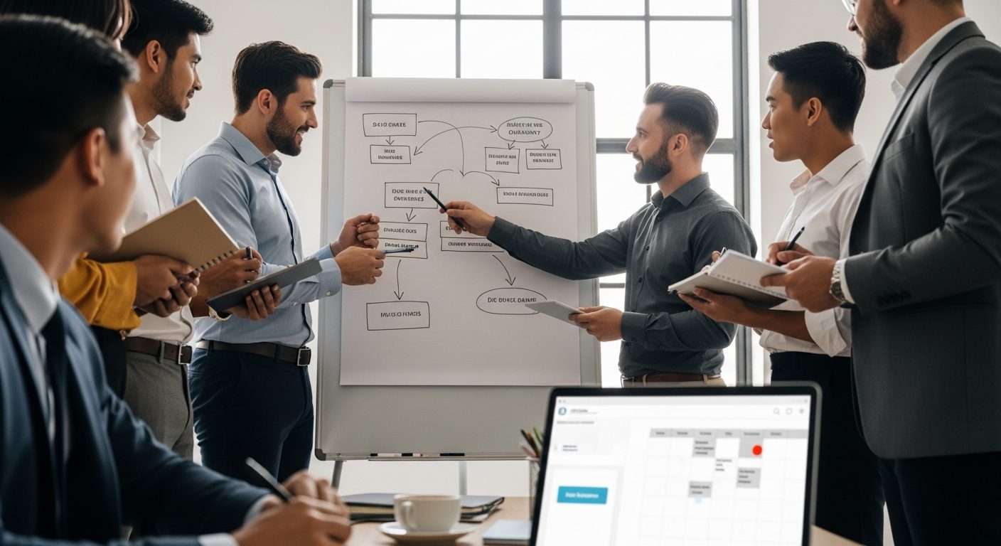 شروع با کلید؛ نقشه راه ۳۰ روزه برای استقرار و موفقیت تیم‌های فروش