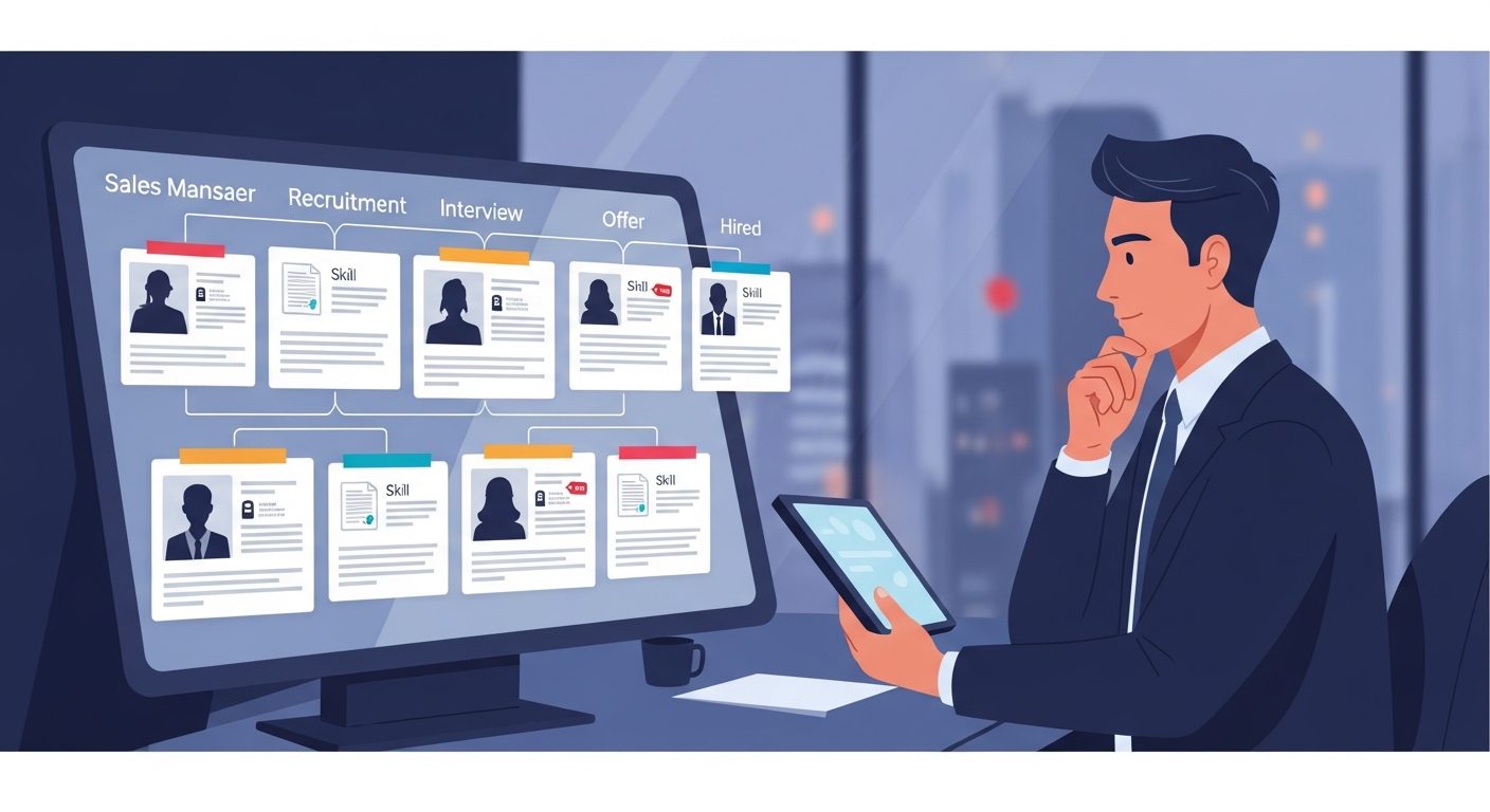 استخدام تیم فروش با CRM؛ چطور کاندیداها را مثل سرنخهای تجاری مدیریت کنیم؟