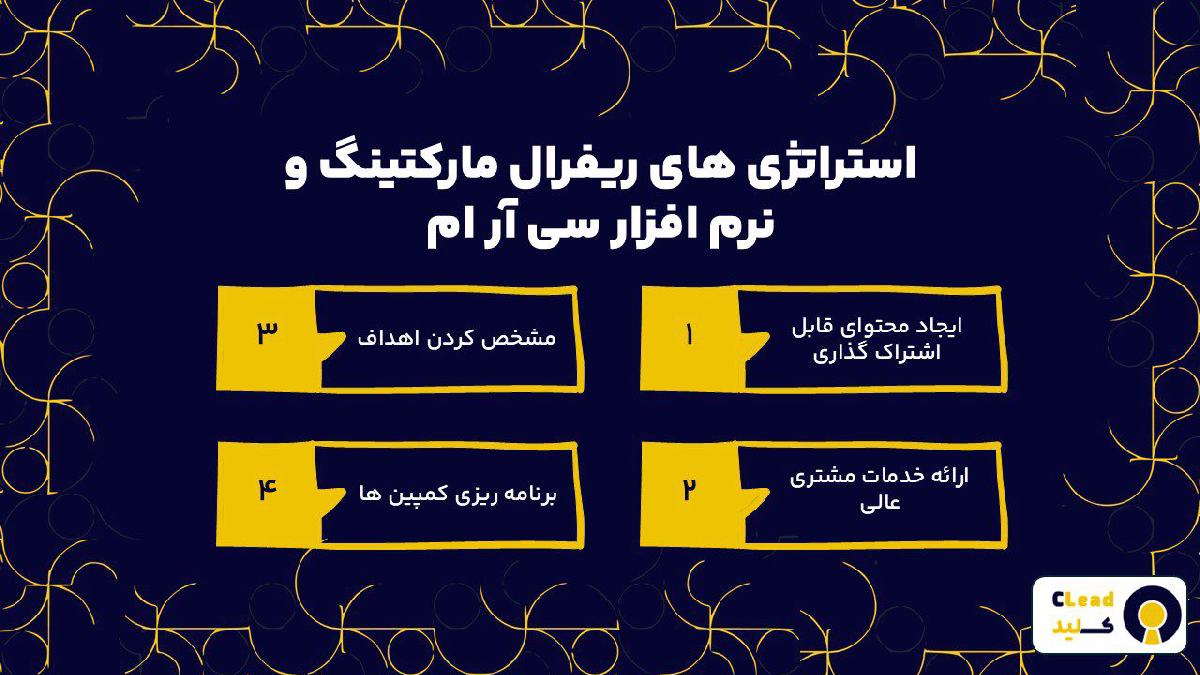 استراتژی های ریفرال مارکتینگ و نرم افزار سی آر ام