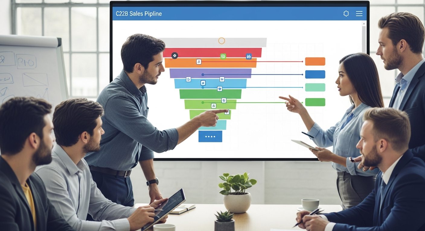 مدیریت قیف فروش B2B؛ راهنمای عملیاتی از جذب سرنخ تا بستن قرارداد