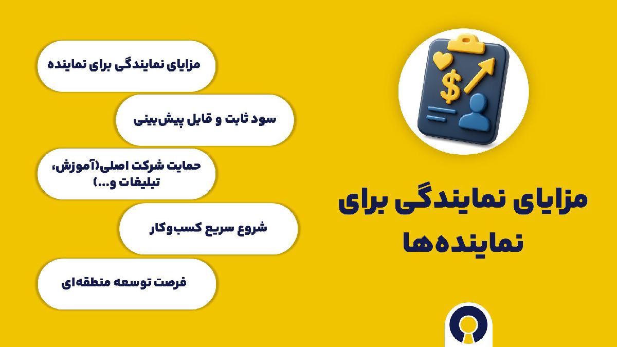 مزایای نمایندگی فروش برای نماینده ها
