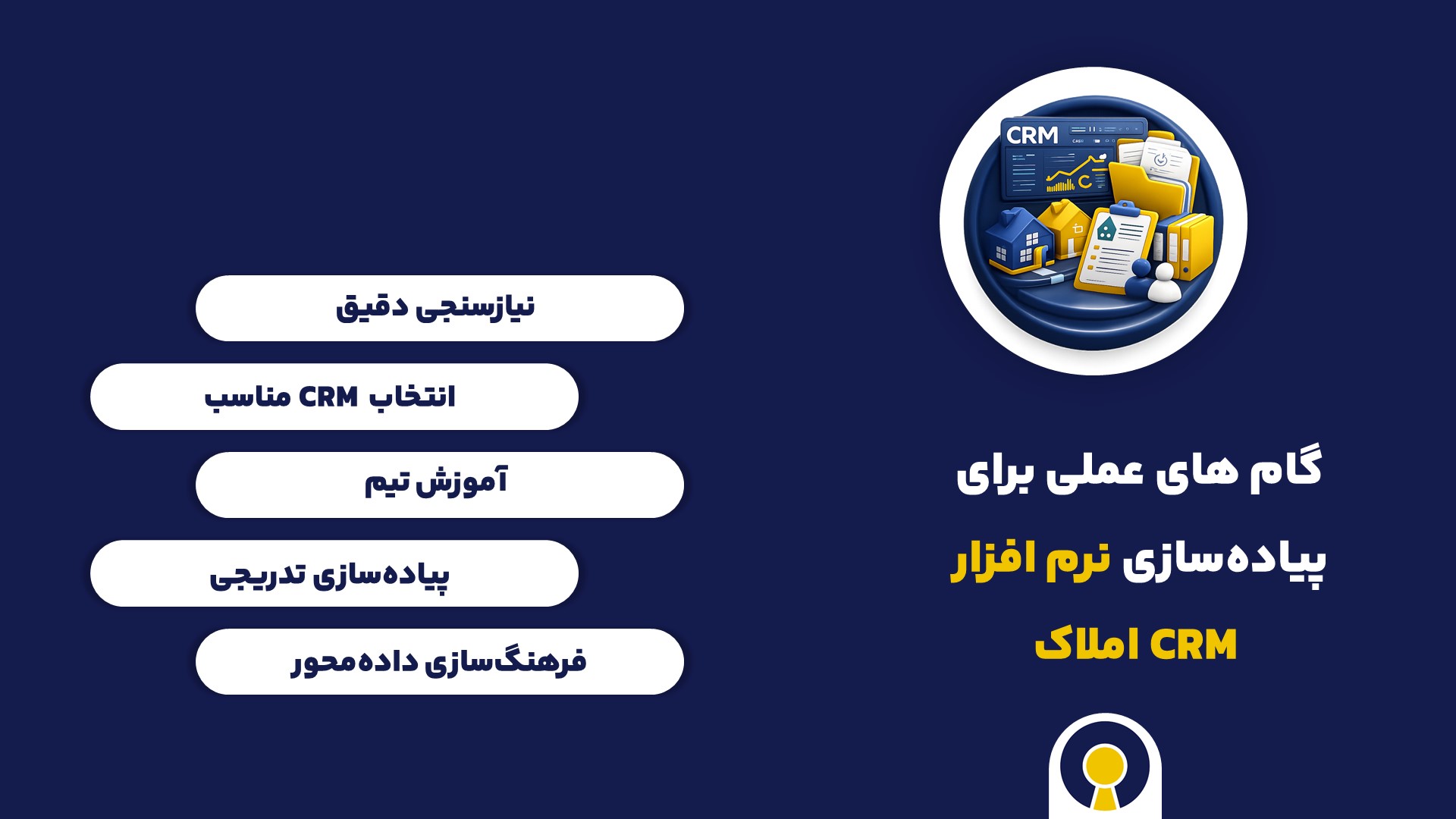 گام های عملی برای پیاده‌سازی نرم افزار CRM املاک