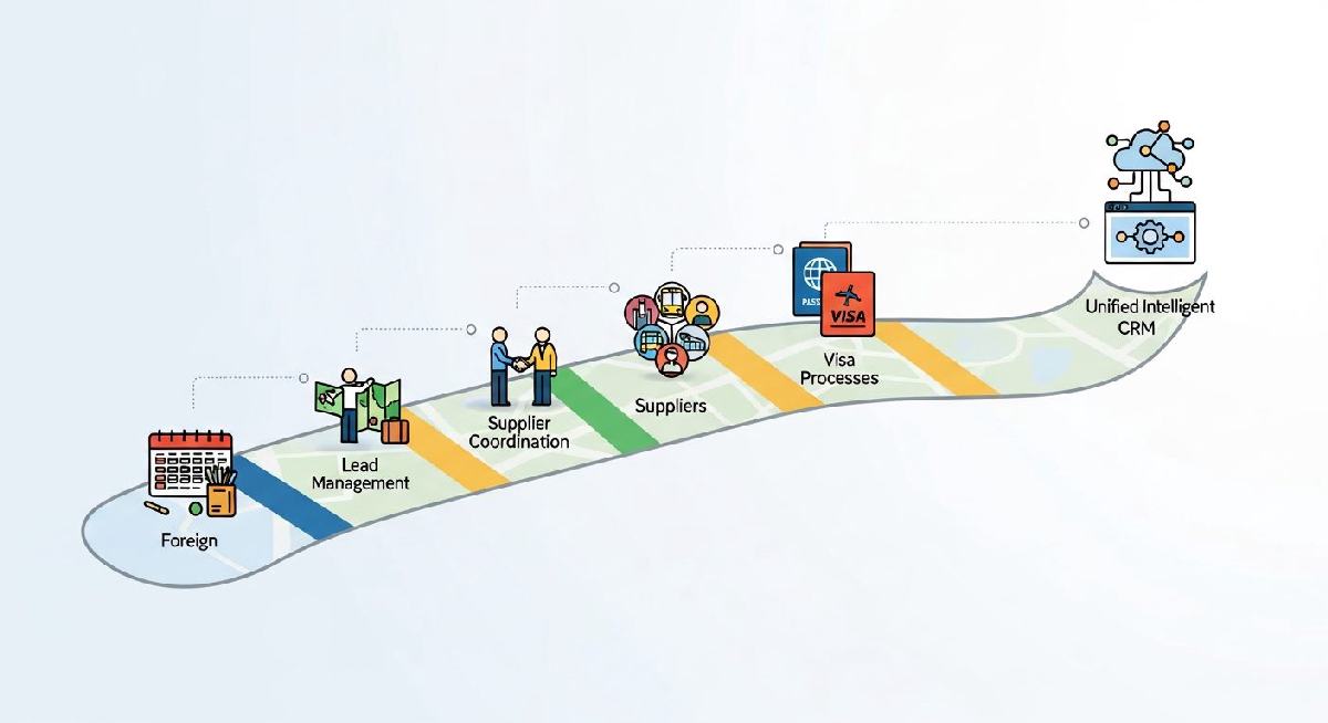 استقرار CRM در آژانس مسافرتی