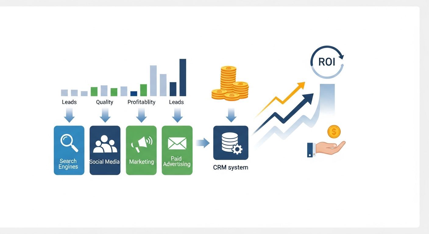 تحلیل منبع سرنخ در CRM؛ نقشه راه شناسایی سودآورترین کانالهای جذب مشتری