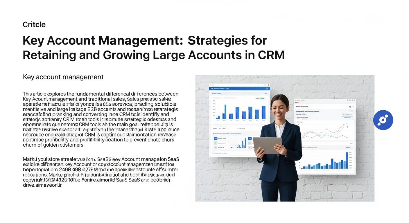 مدیریت مشتریان کلیدی ؛ استراتژی حفظ و رشد حساب‌های بزرگ در CRM