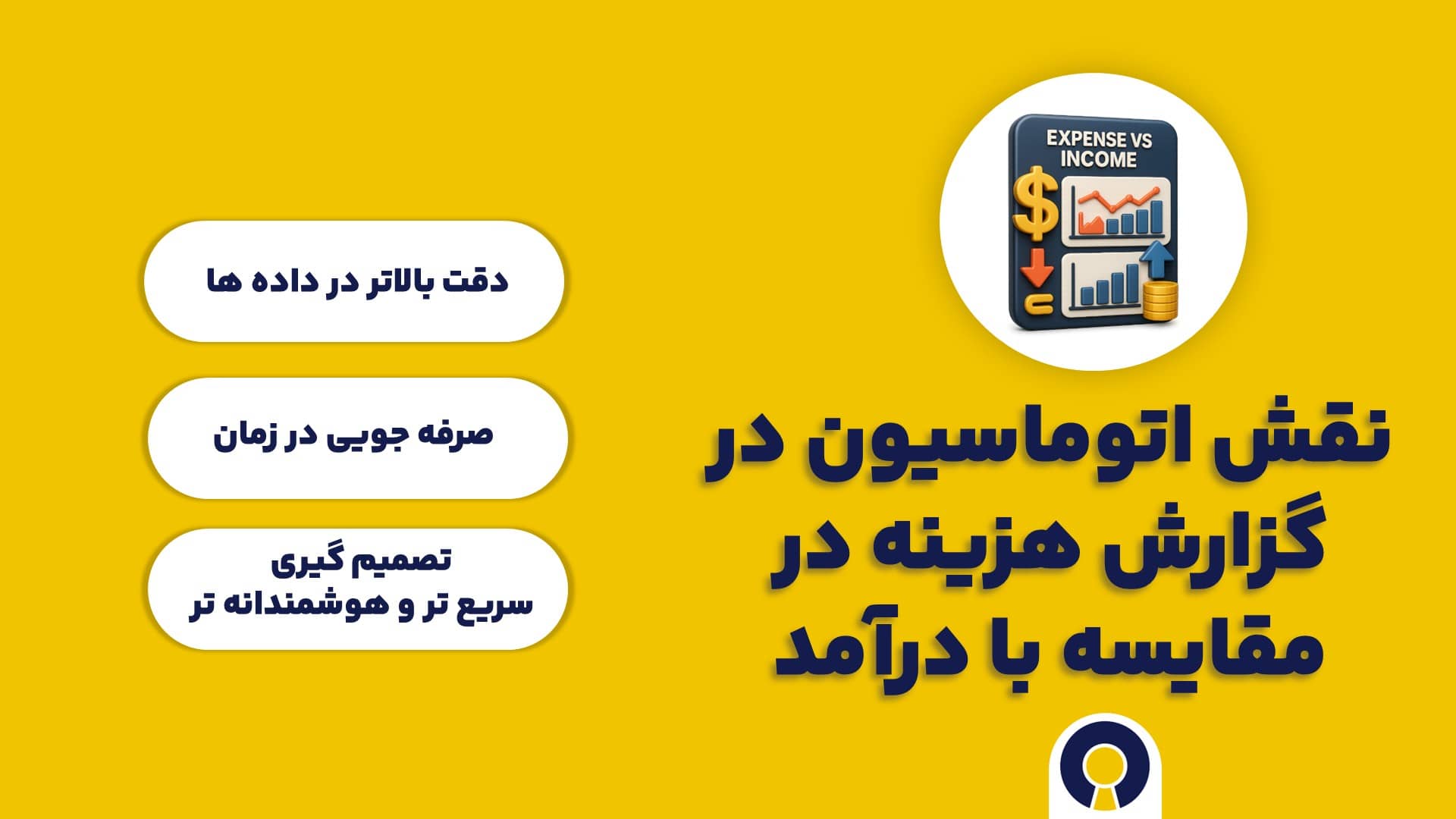 نقش اتوماسیون در گزارش هزینه در مقایسه با درآمد