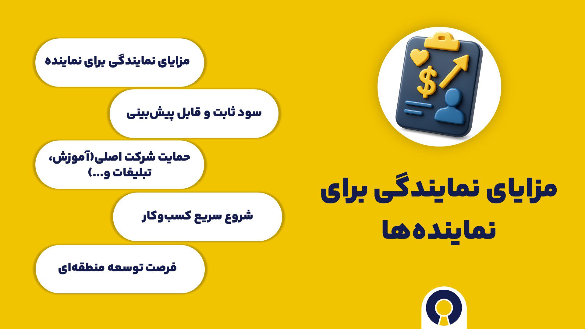 مزایای نمایندگی فروش برای نماینده ها