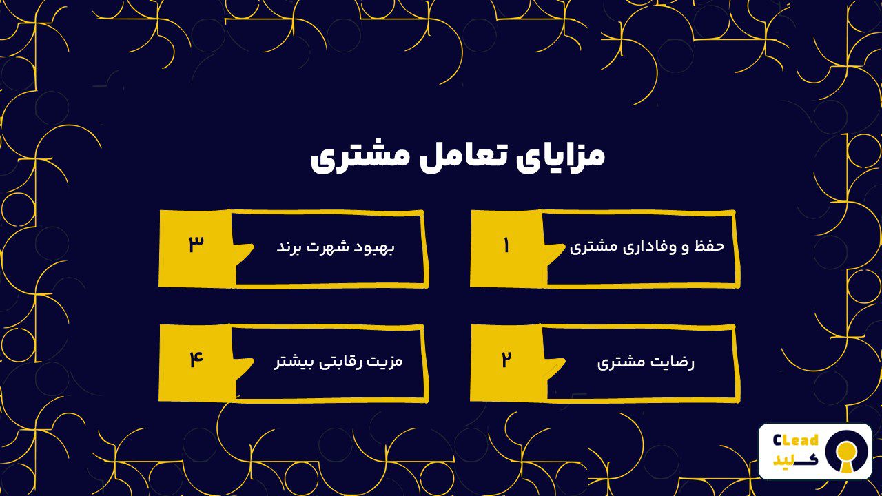مزایای تعامل مشتری
