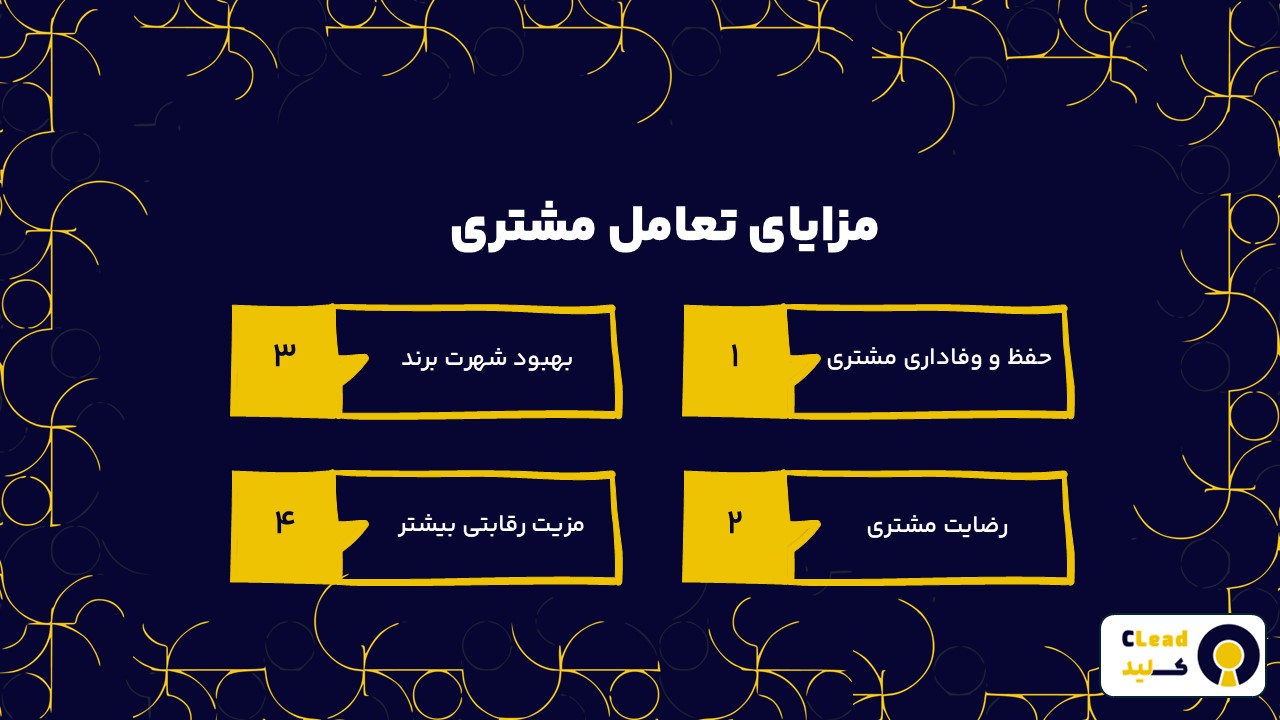 مزایای تعامل مشتری