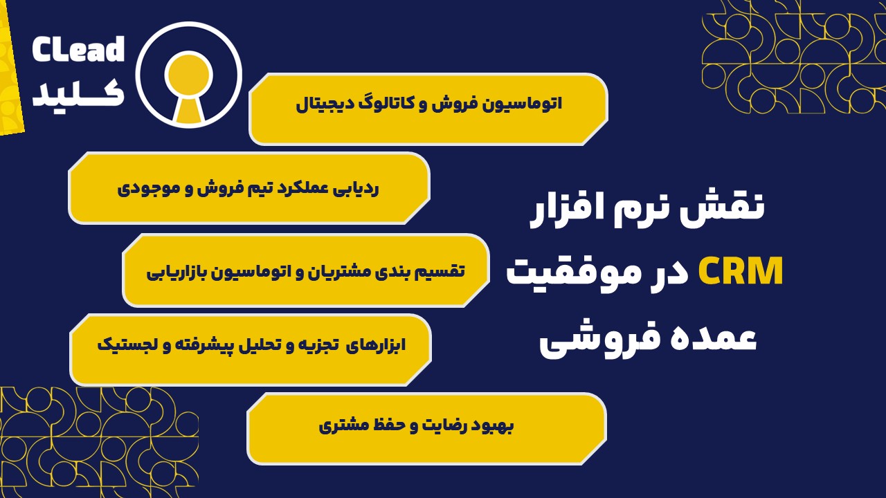 نقش نرم افزار CRM در موفقیت عمده فروشی 